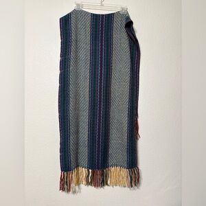 Sumaj Alpaca Multicolor Weave Geometric Pattern. Very Soft, Colorful. Peru